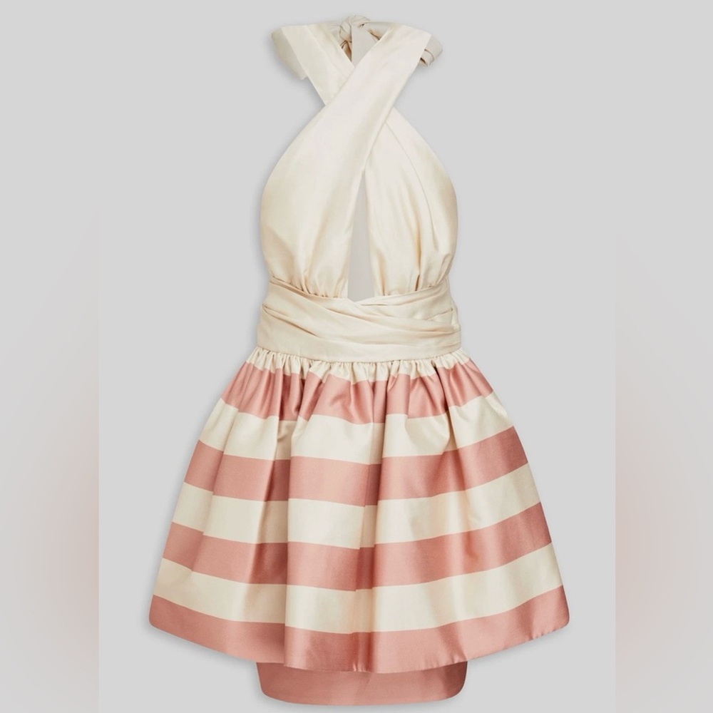 BNWT Zimmermann High Tide Striped Mini Dress Size AU1 US4-6